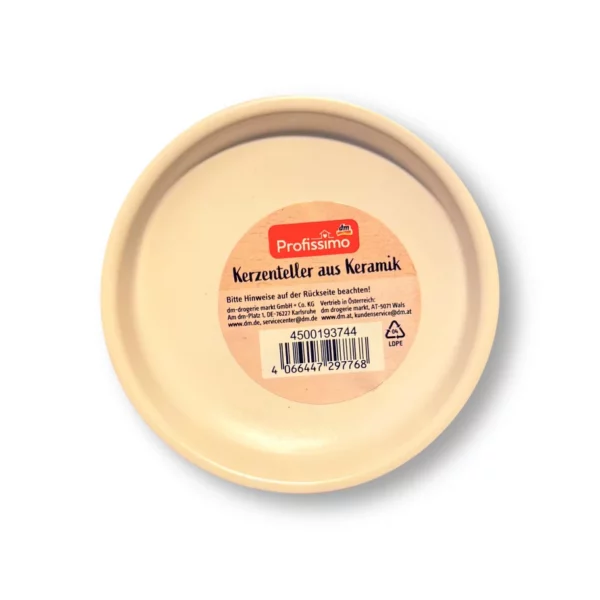 Ceramic candle plate, 1 pc Ceramic candle plate, 1 pc