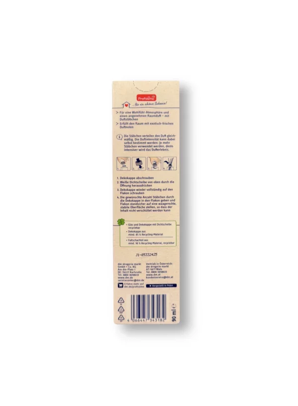 Fragrance sticks room fragrance lemongrass, 90 ml