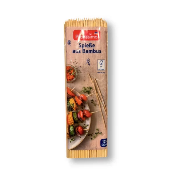Profissimo bamboo skewers, 125 pcs. Profissimo bamboo skewers, 125 pcs.