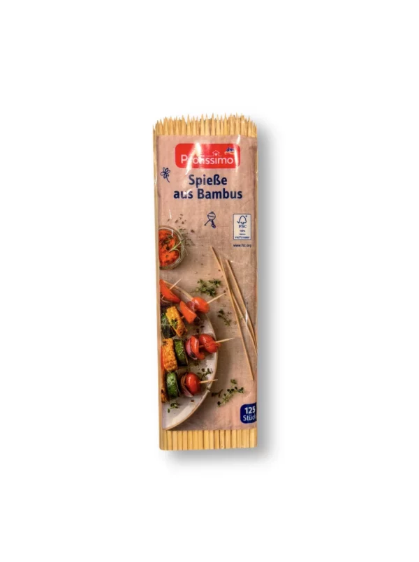 Profissimo bamboo skewers, 125 pcs.