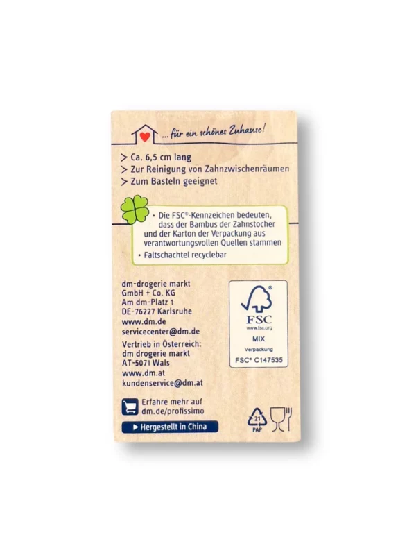 Profissimo toothpicks, 180 pcs