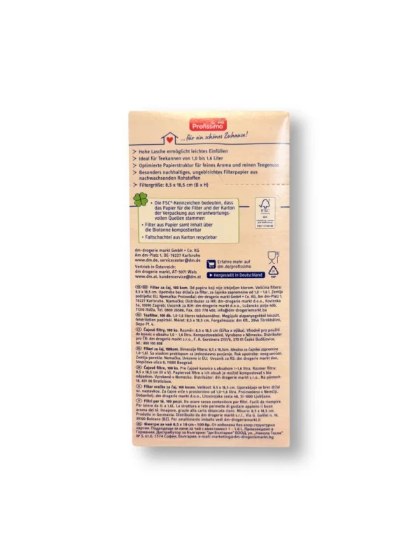Tea filter, 100 pcs Tea filter, 100 pcs