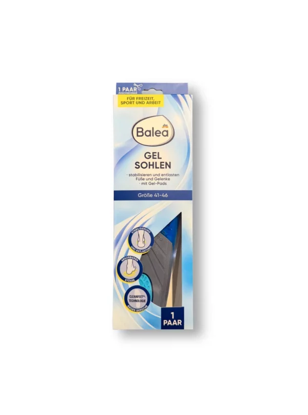 Insoles gel sole, size 41-46 (1 pair), 2 pcs