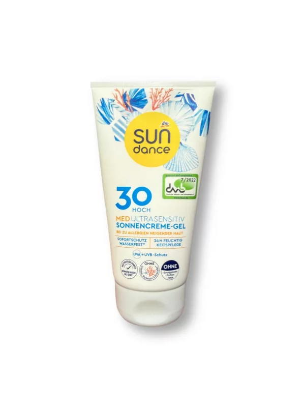 Sun cream gel, MED ultra sensitive, SPF 30, 150 ml Sun cream gel, MED ultra sensitive, SPF 30, 150 ml