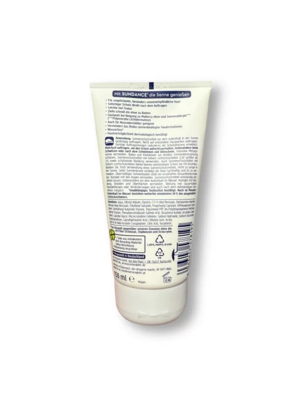 Sun cream gel, MED ultra sensitive, SPF 30, 150 ml Sun cream gel, MED ultra sensitive, SPF 30, 150 ml