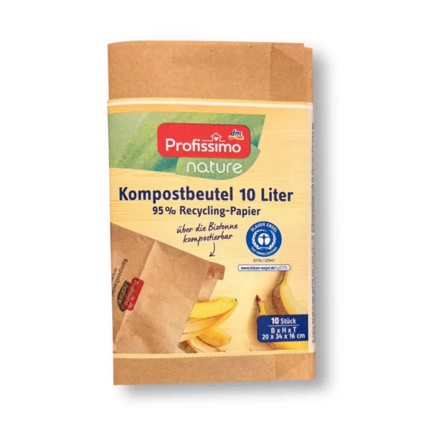 Garbage bag recycling 10L compost bag 10pcs, 10pcs