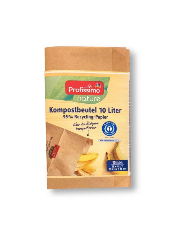 Garbage bag recycling 10L compost bag 10pcs, 10pcs Garbage bag recycling 10L compost bag 10pcs, 10pcs