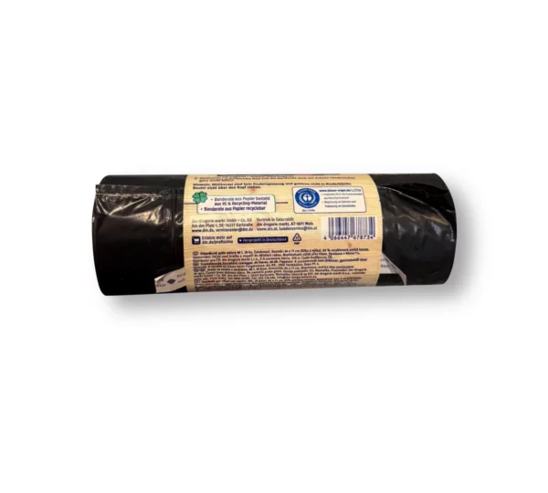 Garbage bag recycling 60L garbage bag with drawstring, 20 pcs Bin liners recycling 60L bin liners with drawstring, 20 pcs