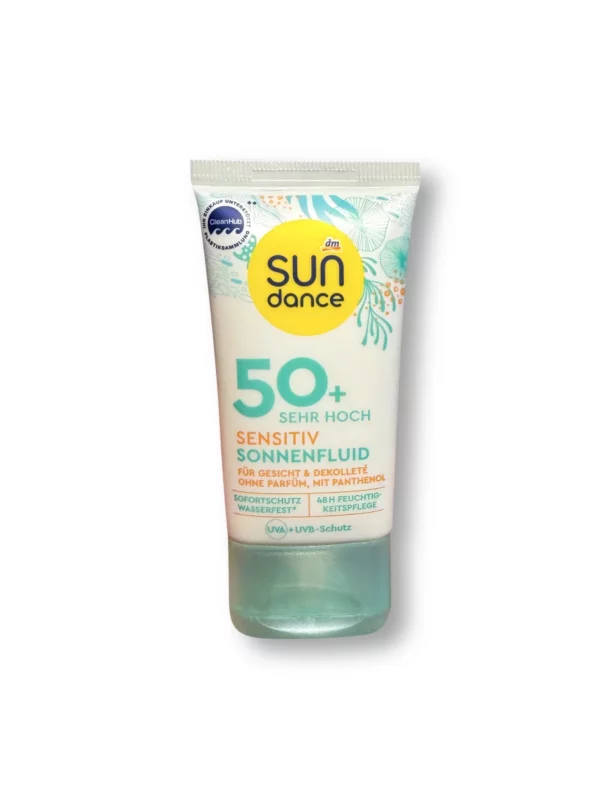 Sun fluid face sensitive SPF 50+, 50 ml