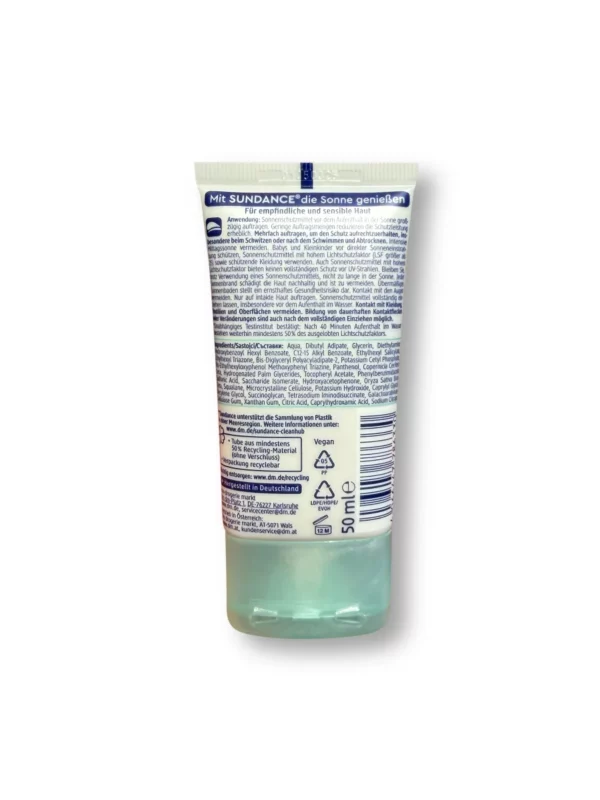 Sun fluid face sensitive SPF 50+, 50 ml