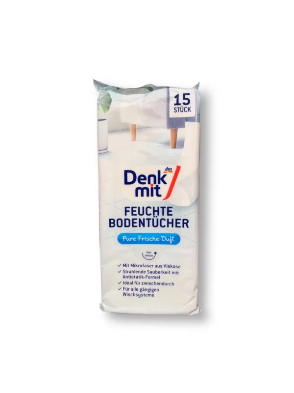 Moist floor wipes, 15 pcs