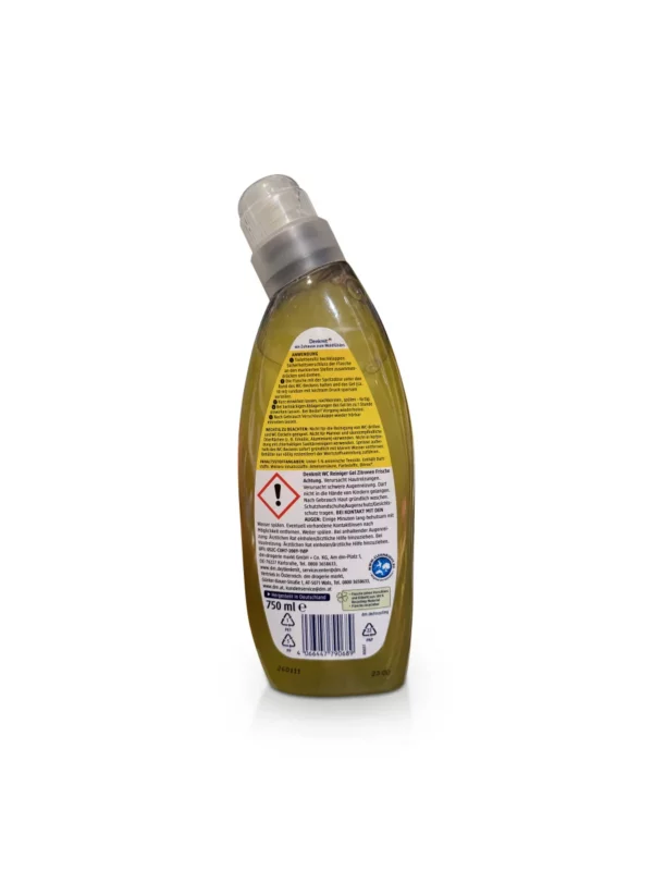 Toilet cleaner lemon, 750 ml Toilet cleaner lemon, 750 ml