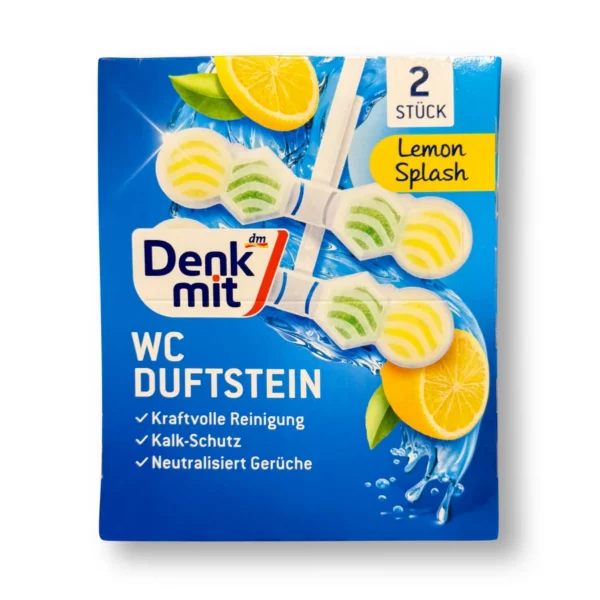 WC fragrance stone Lemon Splash, 2 pcs.
