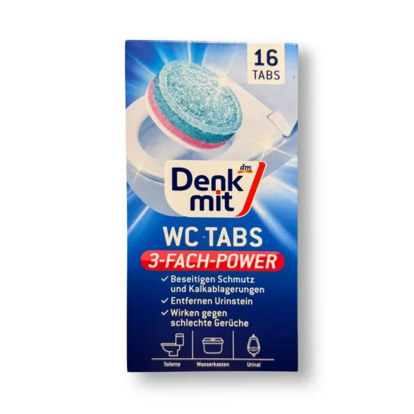 Toilet cleaner tabs, 16 pcs