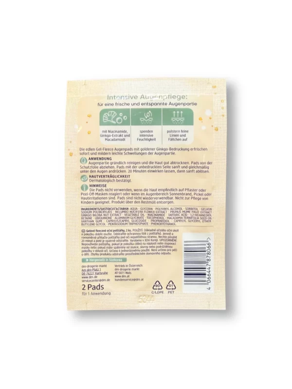 Eye pads gel fleece (1 pair), 2 pcs.