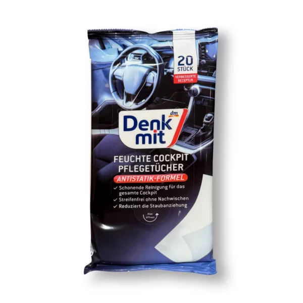 Moist care wipes cockpit, 20 pcs.