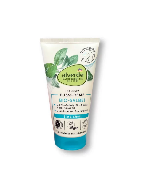 Foot cream 5in1 with sage & willow bark, 75 ml