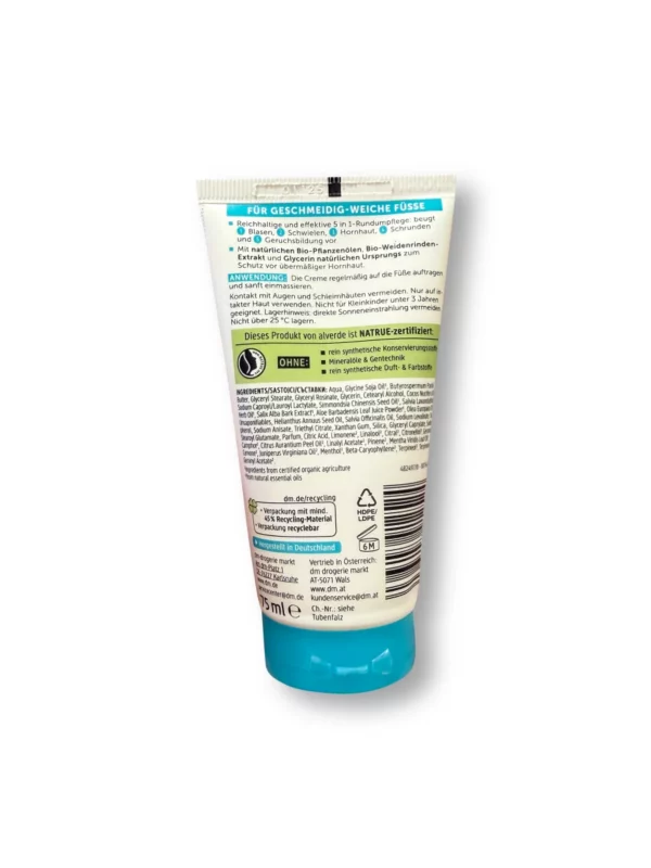 Foot cream 5in1 with sage & willow bark, 75 ml
