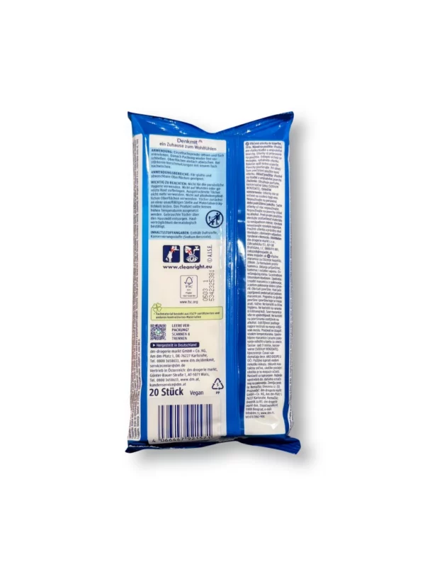 Moist cleaning wipes bath, 20 pcs Moist cleaning wipes bath, 20 pcs