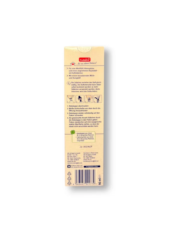 Scent sticks room fragrance milk and honey, 90 ml Scent sticks room fragrance milk and honey, 90 ml