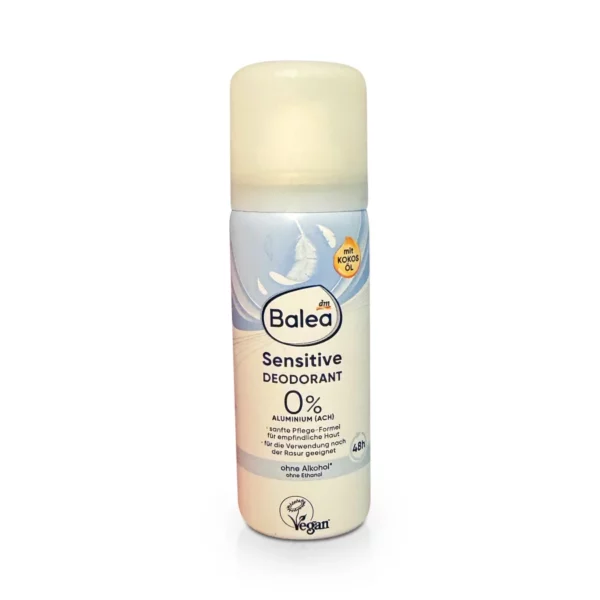 Sensitive deodorant spray, travel size, 50 ml