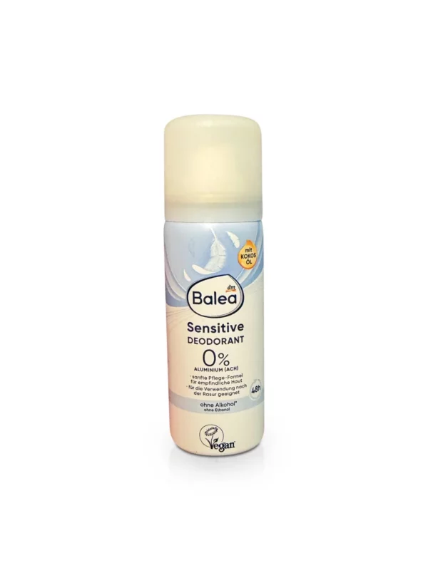 Sensitive deodorant spray, travel size, 50 ml