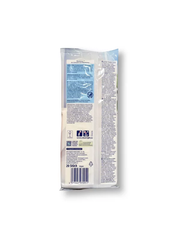 Moist cleaning cloths for glass, 20 pcs Moist cleaning cloths for glass, 20 pcs