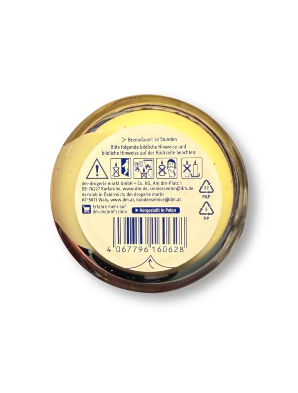 Scented candle in a jar vanilla & coconut, 1 pc