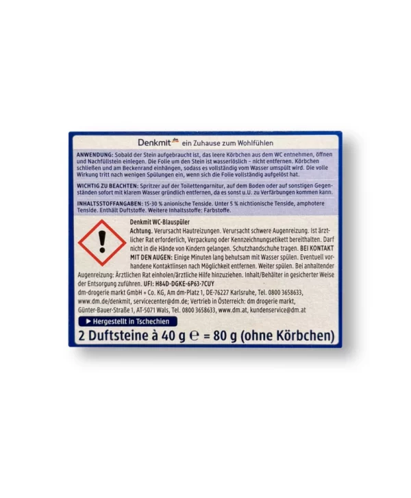 WC rinse aid refill pack, 2 pcs.