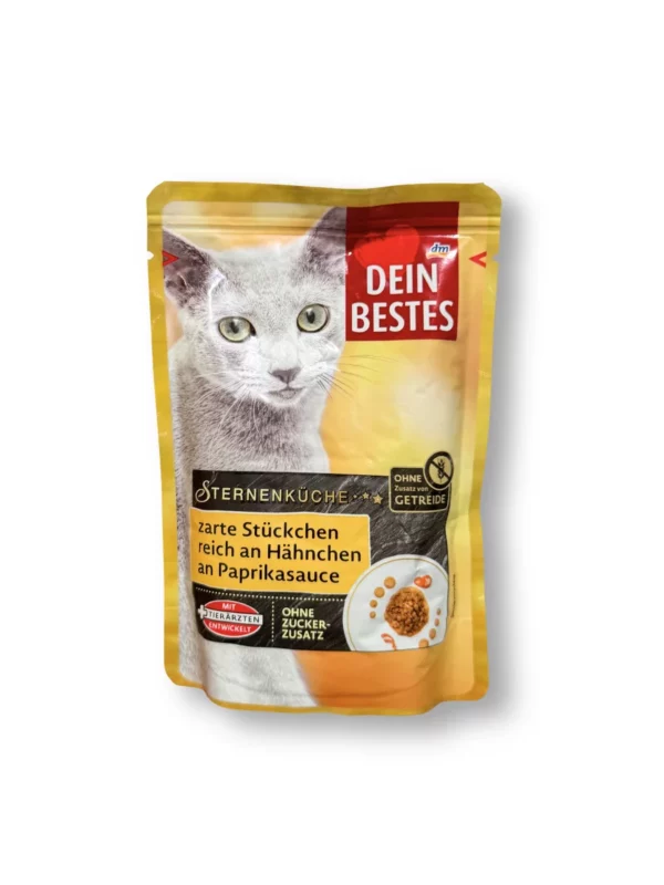 Wet cat food rich in chicken, Sternenküche, 100 g Wet cat food rich in chicken, Sternenküche, 100 g