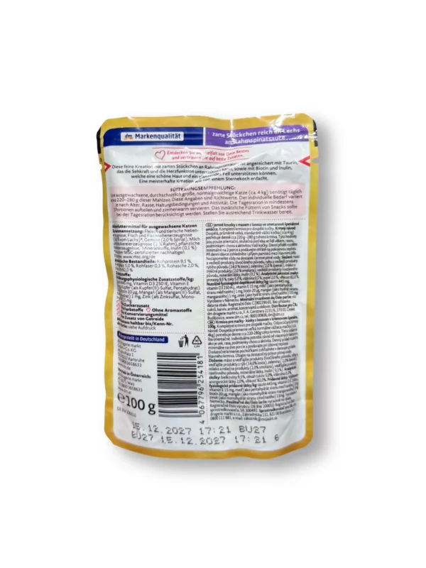 Wet cat food rich in salmon, star cuisine, 100 g