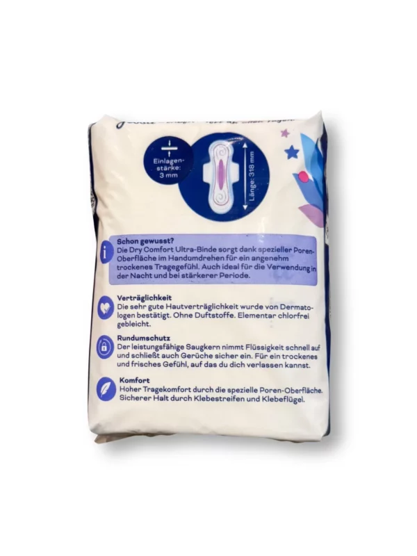 Ultra pads Dry Comfort Night, 10 pcs