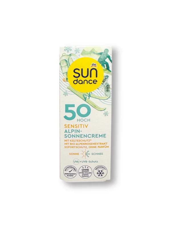 Alpine sensitive sun cream with cold protection, SPF 50, 50 ml