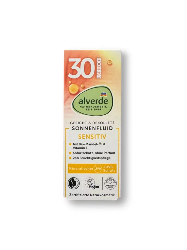 Sun fluid face sensitive, SPF 30, 50 ml