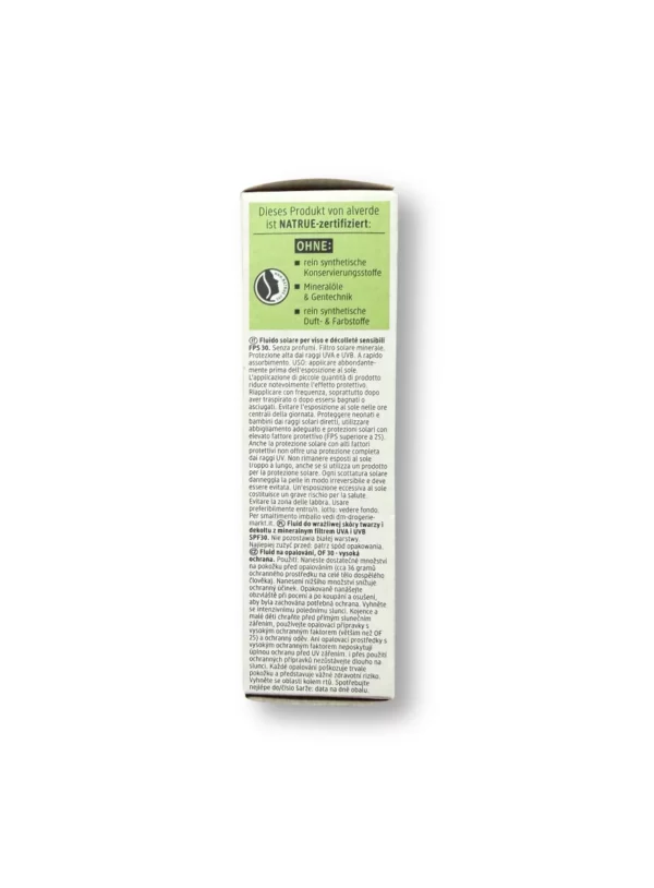 Sun fluid face sensitive, SPF 30, 50 ml
