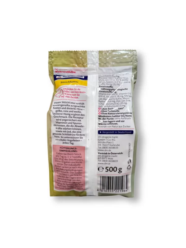 Vogelfutter mit Vitaminen, Jod & Honig, 500 g Vogelfutter mit Vitaminen, Jod & Honig, 500 g