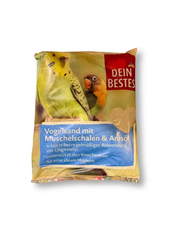 Kleintierstreu, Vogelsand mit Muschelgrit & Anisöl, 2,5 kg