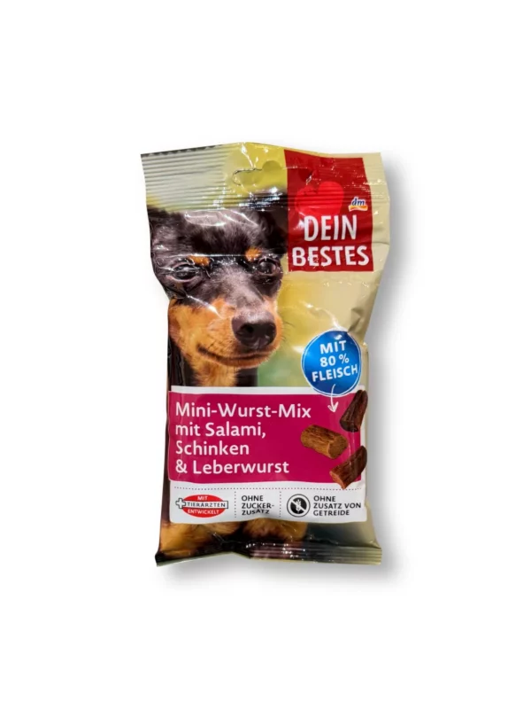Hundeleckerli Mini Wurst Mix, 60 g