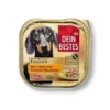 Nassfutter Hund mit Huhn, Exquisit, 300 g