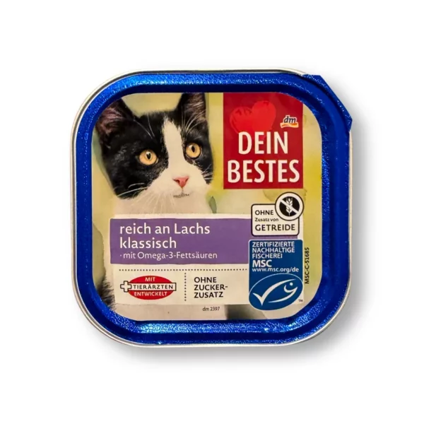 Wet Cat Food Rich in Salmon, MSC Certified, 100 g Wet Cat Food Rich in Salmon, MSC Certified, 100 g