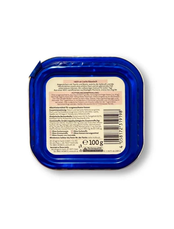 Wet Cat Food Rich in Salmon, MSC Certified, 100 g Wet Cat Food Rich in Salmon, MSC Certified, 100 g