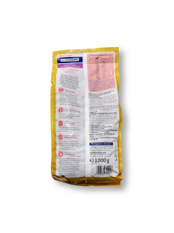 Trockenfutter Hund mit Lamm & Granatapfelkernen, für kleine Hunde, 1 kg