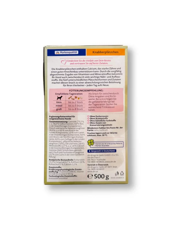 Hundeleckerli Knabberplätzchen, 500 g