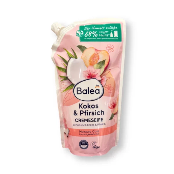 Cremeseife Pfirsich & Kokos Nachfüllpack, 500 ml