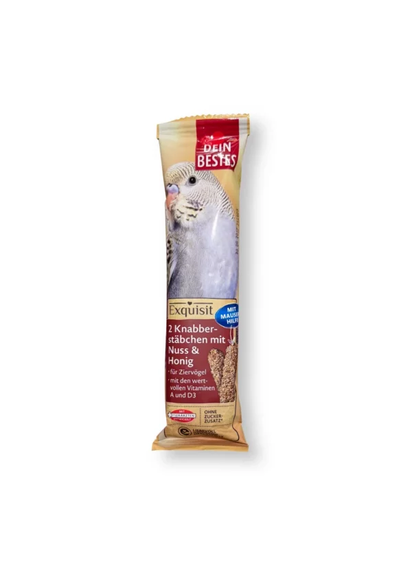 Vogelsnack Knabberstäbe Honig & Nuss, 70 g