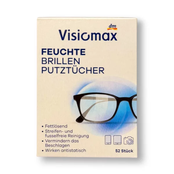 Brillenputztücher feucht, 52 St