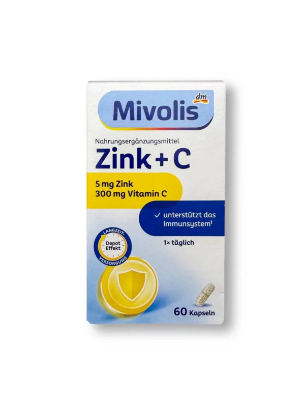 Zink + C Kapseln 60 St, 38 g