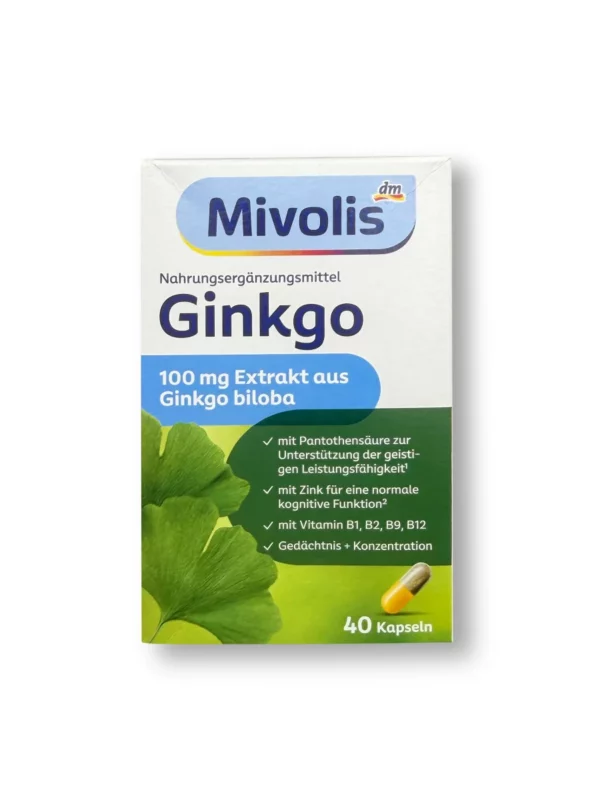 Ginkgo Kapseln 40St, 20 g Ginkgo Kapseln 40St, 20 g