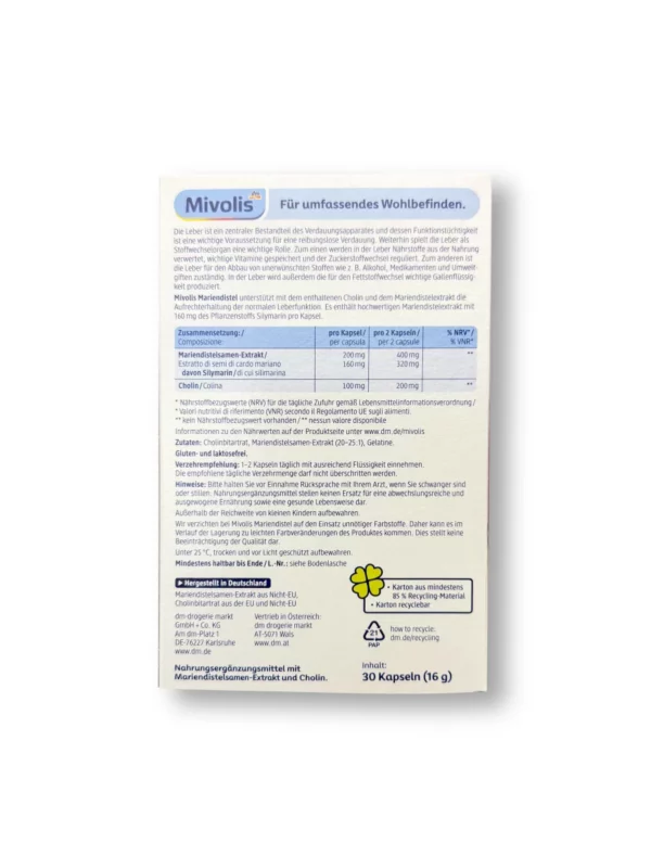 Mariendistel Kapseln 30 St, 16 g