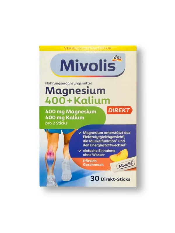 Magnesium 400+Kalium Direkt-Sticks 30 St, 105 g Magnesium 400+Kalium Direkt-Sticks 30 St, 105 g
